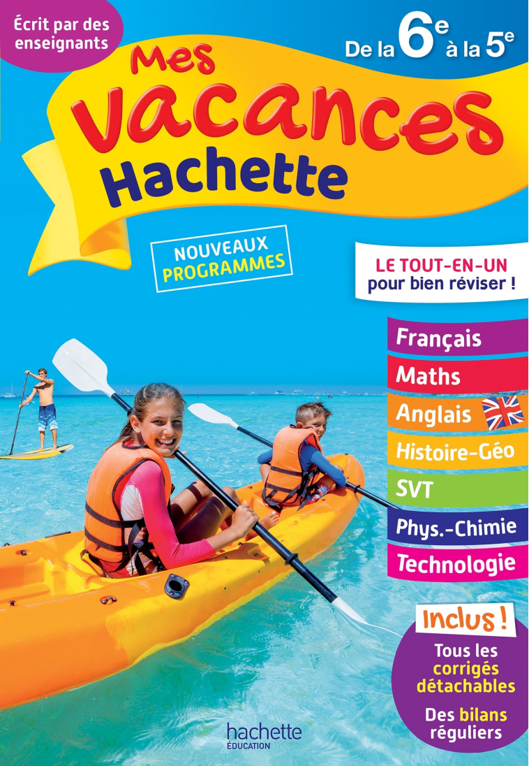 MES VACANCES HACHETTE 6E/5E - MENEU/REYNAUD/SUSSEL - HACHETTE EDUC