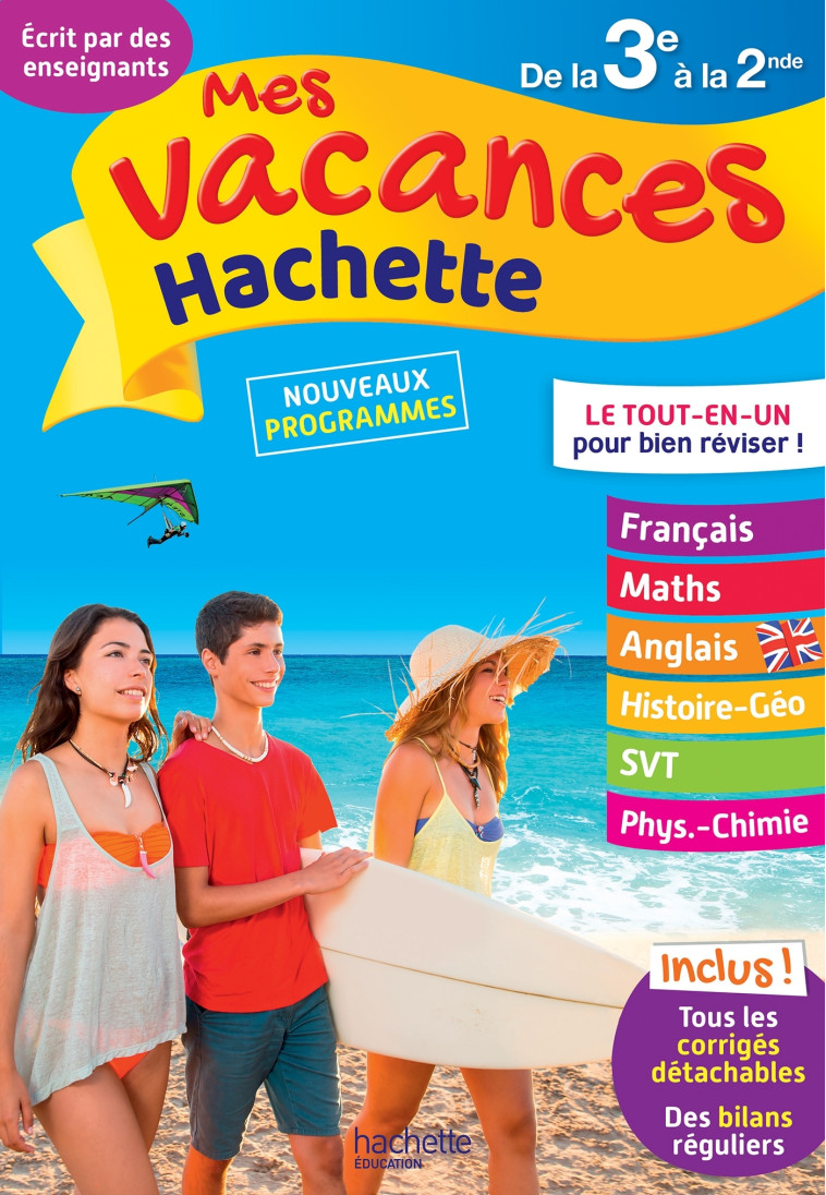 MES VACANCES HACHETTE 3E/2NDE - SUSSEL/FAUVERGUE - HACHETTE EDUC