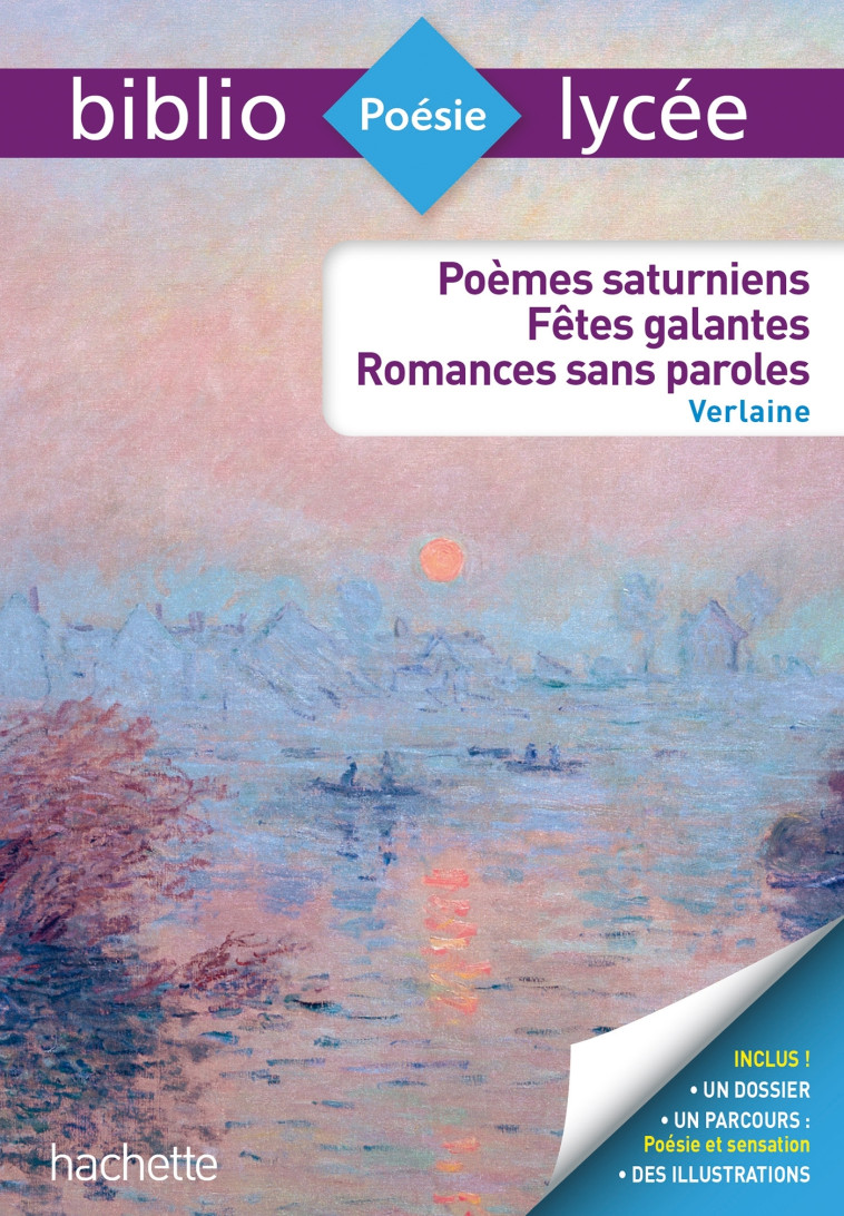 RECUEILS POETIQUES ED 2021 POEMES SATURNIENS FETES GALANTES ROMANCES.. - VERLAINE - HACHETTE EDUC