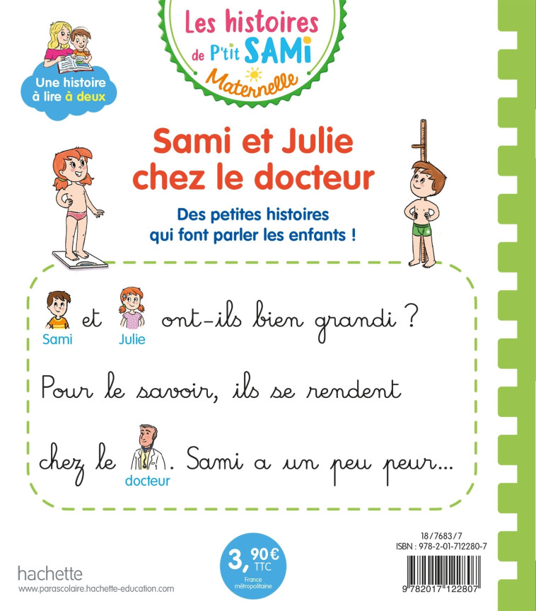 SAMI ET JULIE CHEZ LE DOCTEUR - PORTELLA ANGELA - HACHETTE EDUC