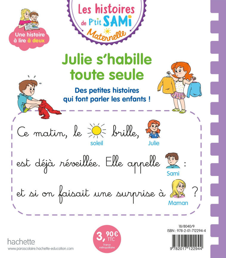 JULIE S'HABILLE TOUTE SEULE - PORTELLA/THERAULAZ - HACHETTE EDUC