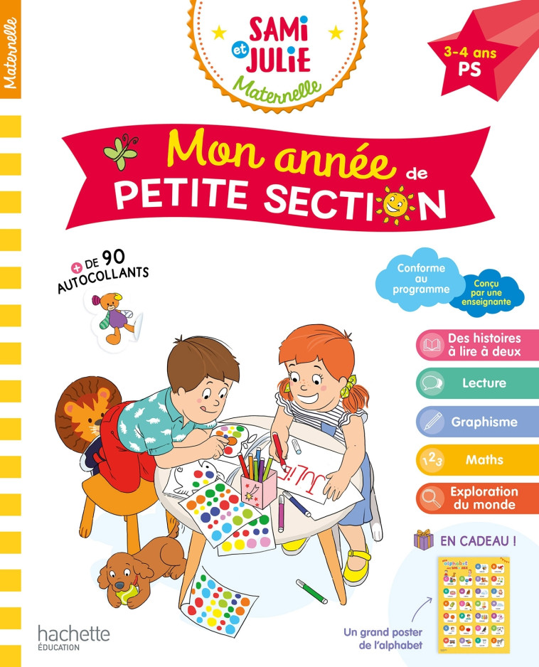 MON ANNEE DE PETITE SECTION AVEC SAMI ET JULIE - MARCEL/BOYER - HACHETTE EDUC