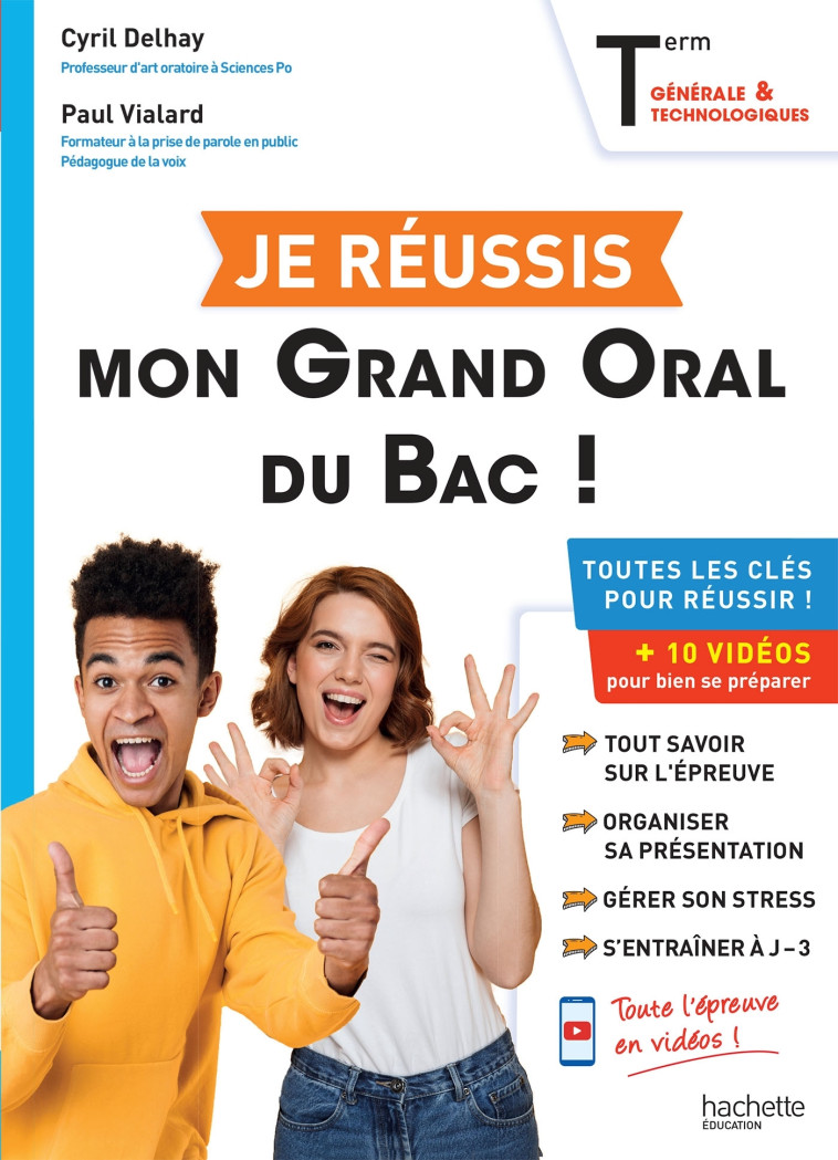 JE REUSSIS MON GRAND ORAL DU BAC - DELHAY/VIALARD - HACHETTE EDUC