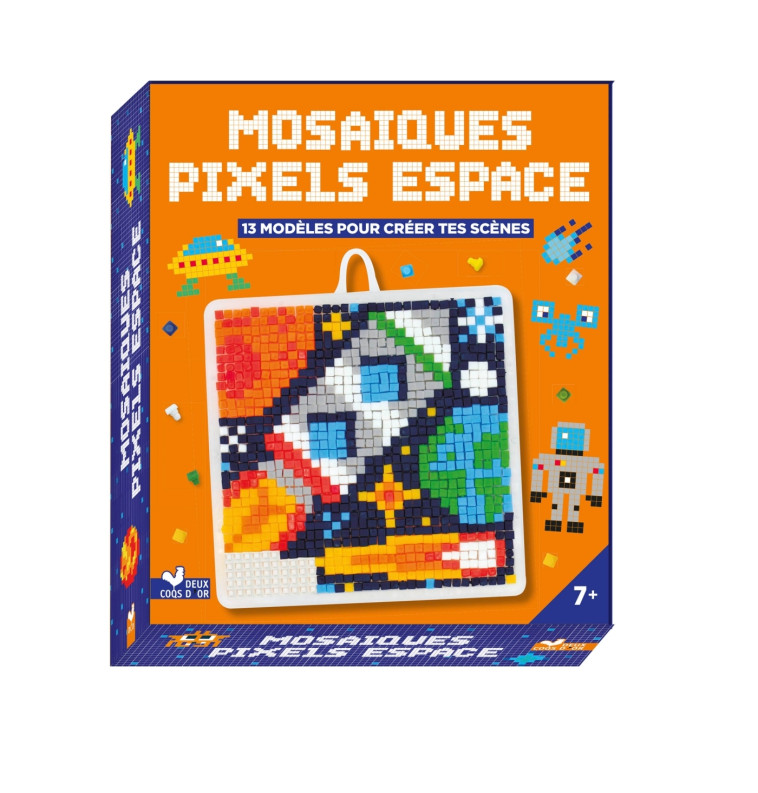 MOSAIQUES PIXELS ESPACE - XXX - DEUX COQS D OR