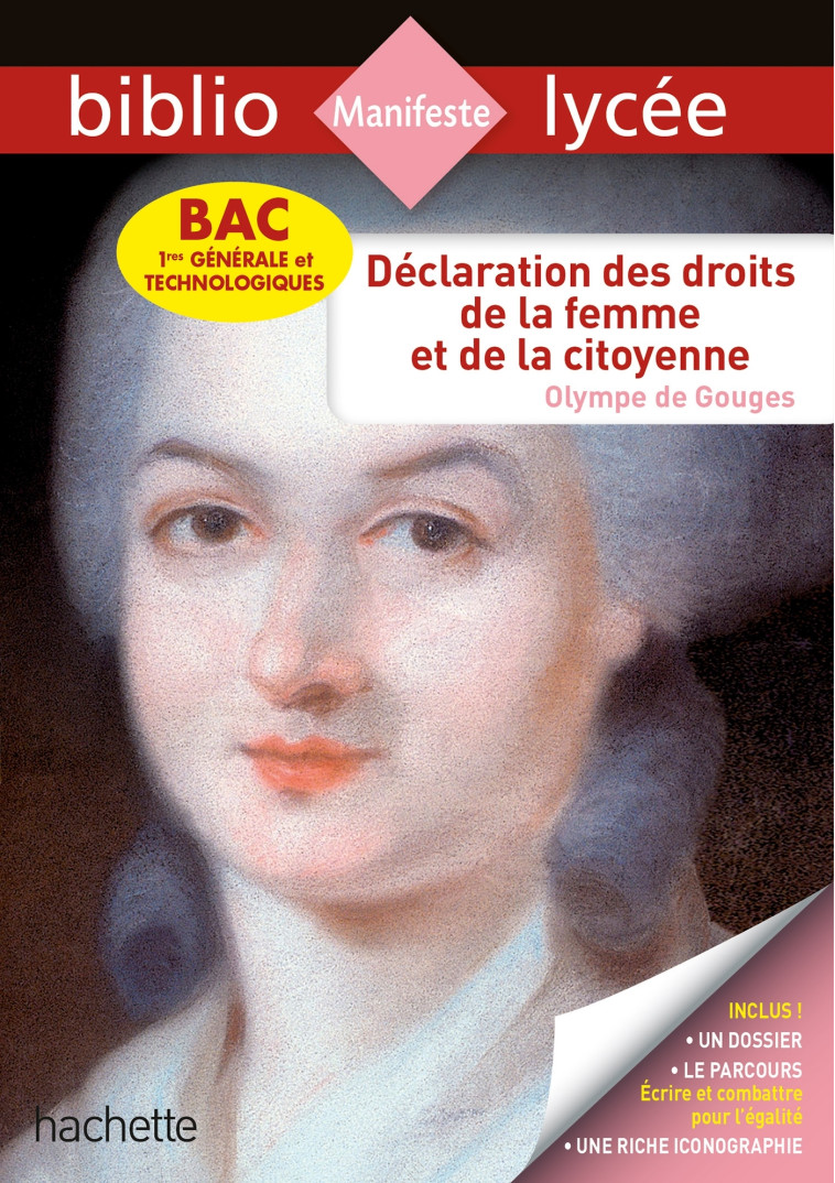 DECLARATION DES DROITS DE LA FEMME ET DE LA CITOYENNE BAC 2022 - GOUGES/LISLE - HACHETTE EDUC