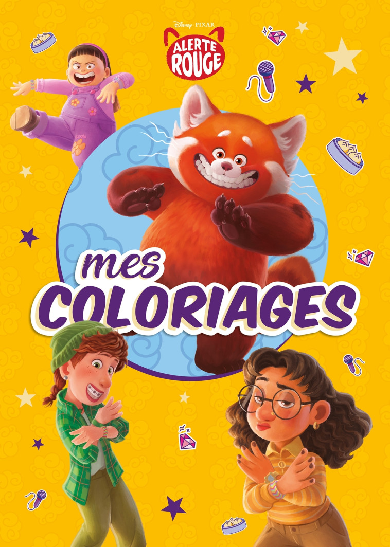 ALERTE ROUGE MES COLORIAGES - XXX - DISNEY HACHETTE