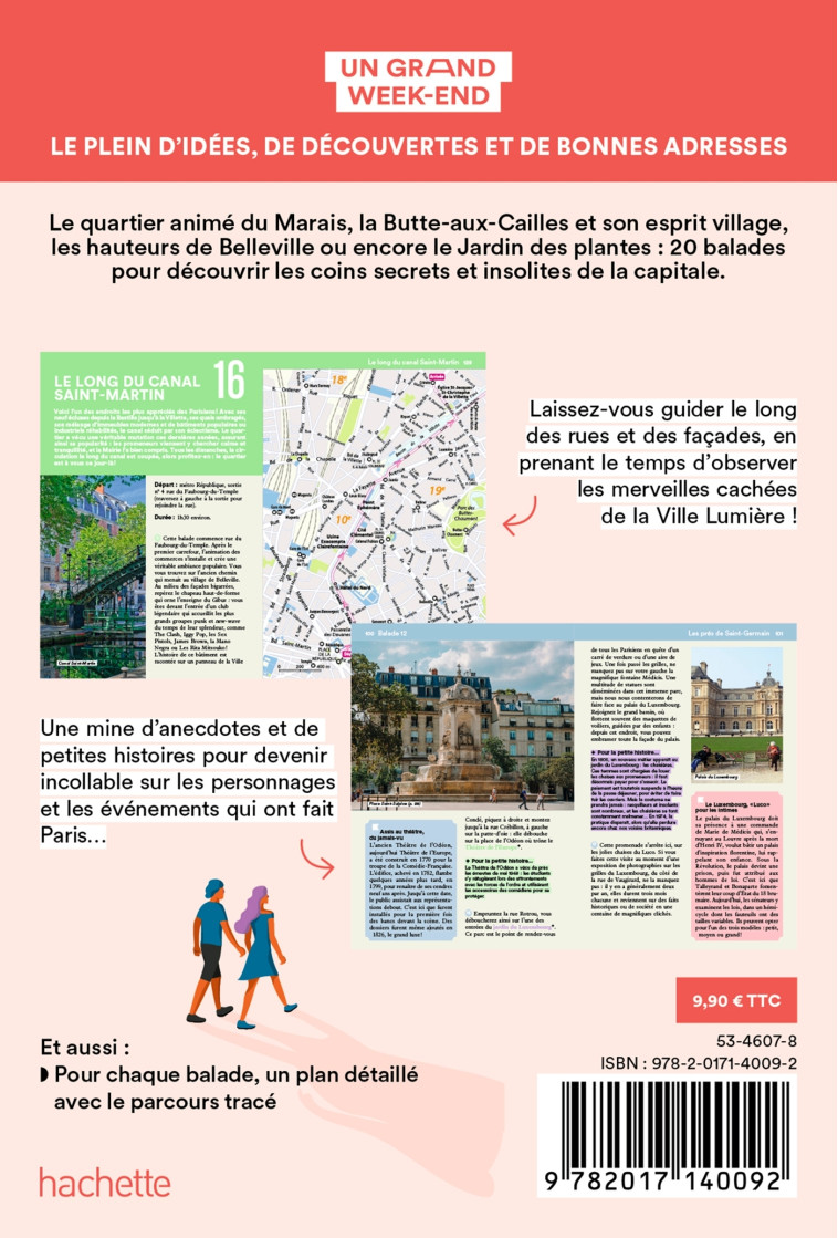 GUIDE UN GRAND WEEK-END BALADES SECRETES A PARIS - KOCH MARJOLAINE - HACHETTE TOURI