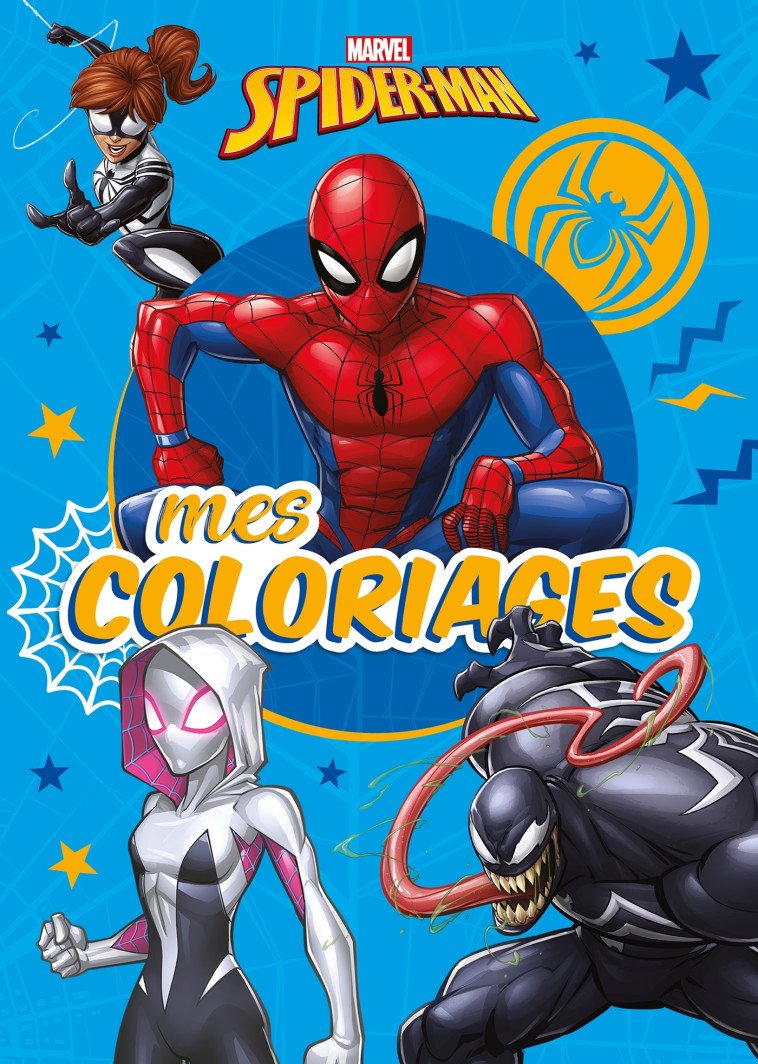 SPIDER-MAN - MES COLORIAGES - MARVEL - XXX - DISNEY HACHETTE