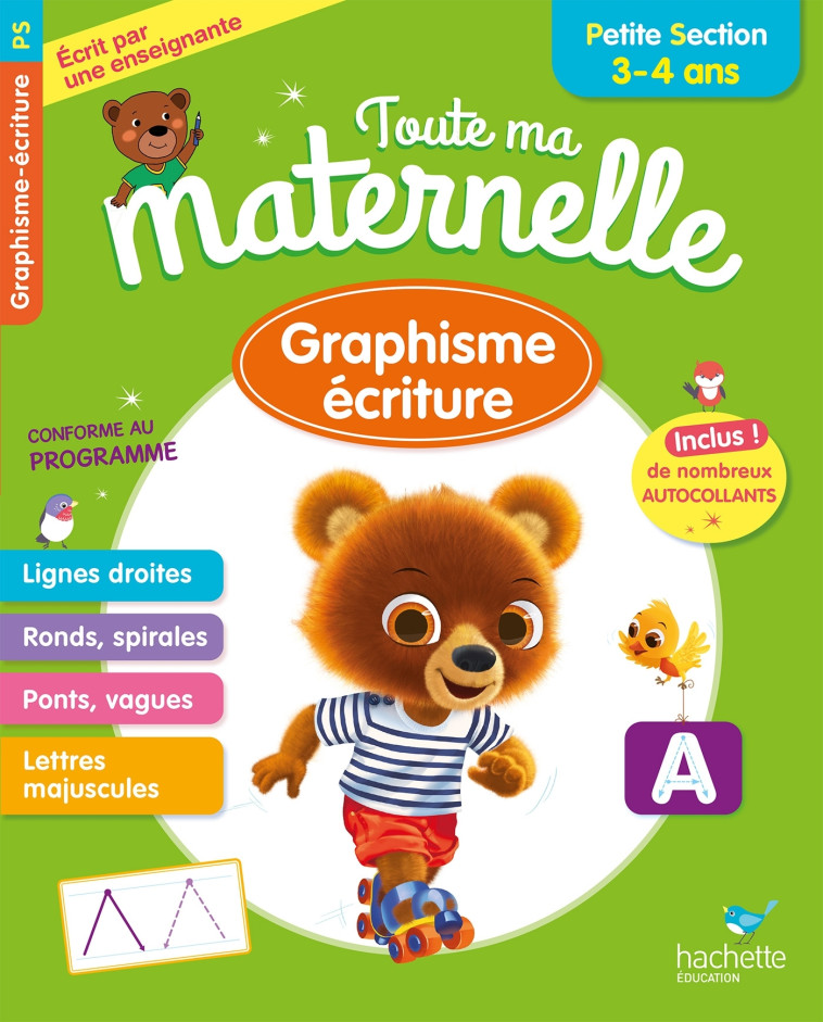 GRAPHISME ECRITURE PETITE SECTION 3-4 ANS ED 2022 - PRINCE CHRISTELLE - HACHETTE EDUC