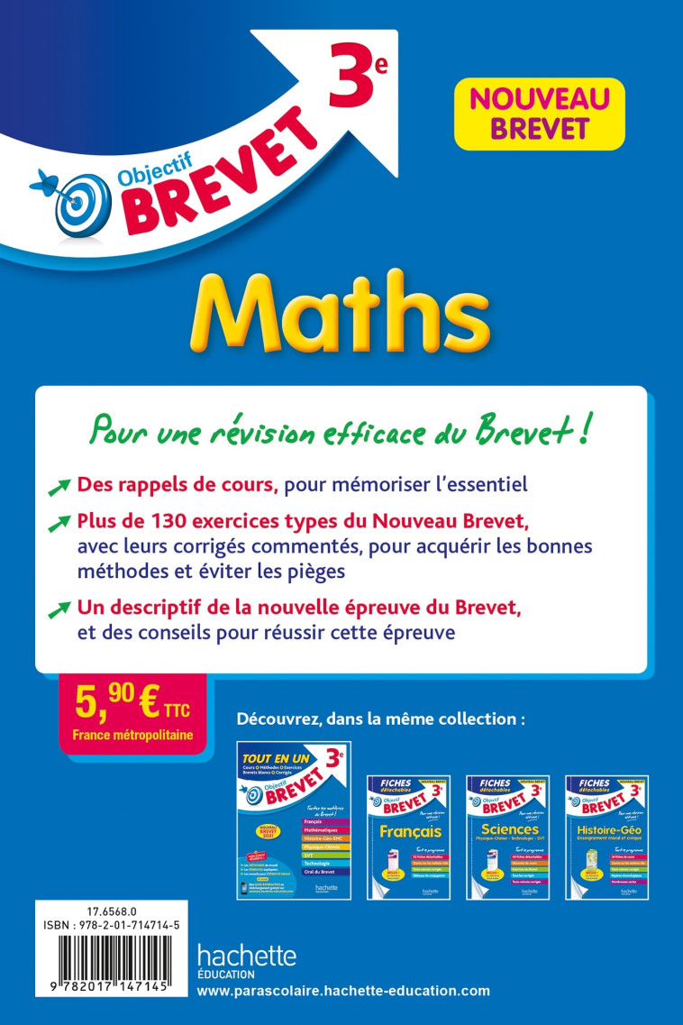 MATHS 3E FICHES 2021 - CLAMART NICOLAS - HACHETTE EDUC