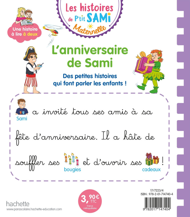 L'ANNIVERSAIRE DE SAMI - CLERY/BOYER - HACHETTE EDUC