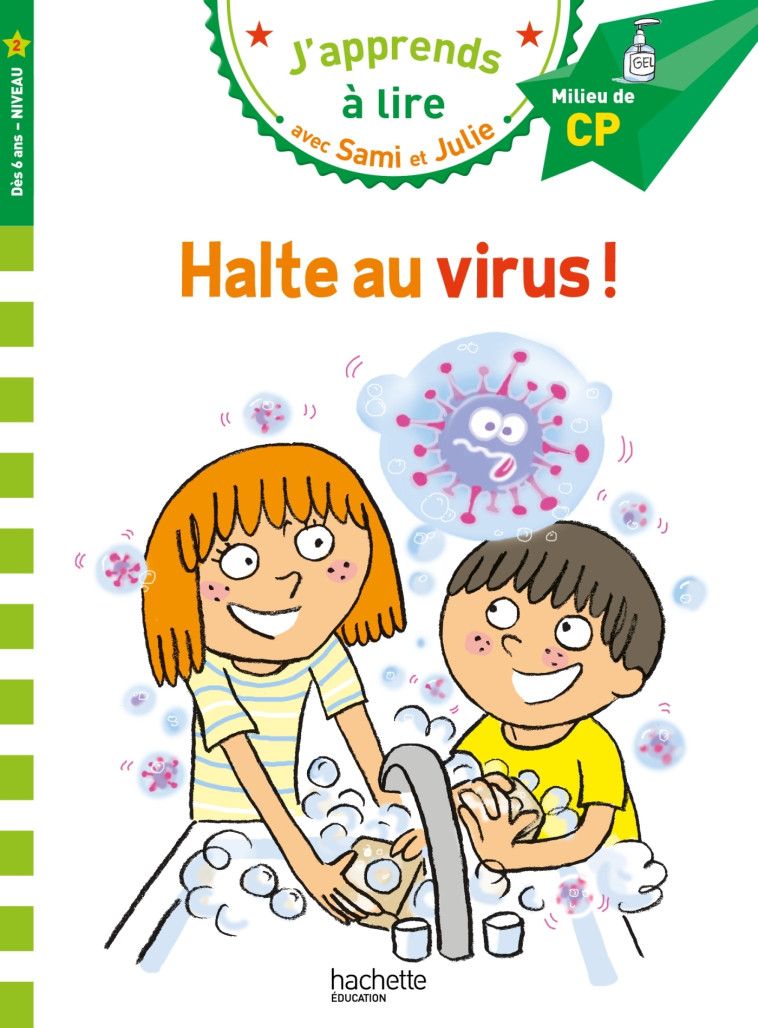 HALTE AU VIRUS CP NIVEAU 2 - MASSONAUD/BONTE - HACHETTE EDUC