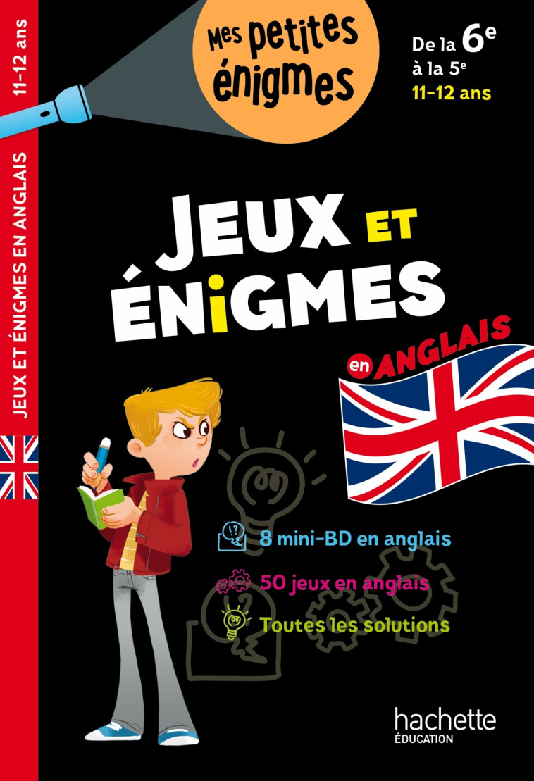 JEUX ET ENIGMES EN ANGLAIS DE LA 6E A LA 5E - LE MAY JOANNA - HACHETTE EDUC