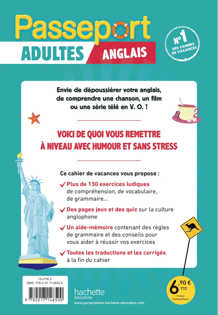 PASSEPORT ADULTES ANGLAIS - SCOTTO-GABRIELLI A. - HACHETTE EDUC