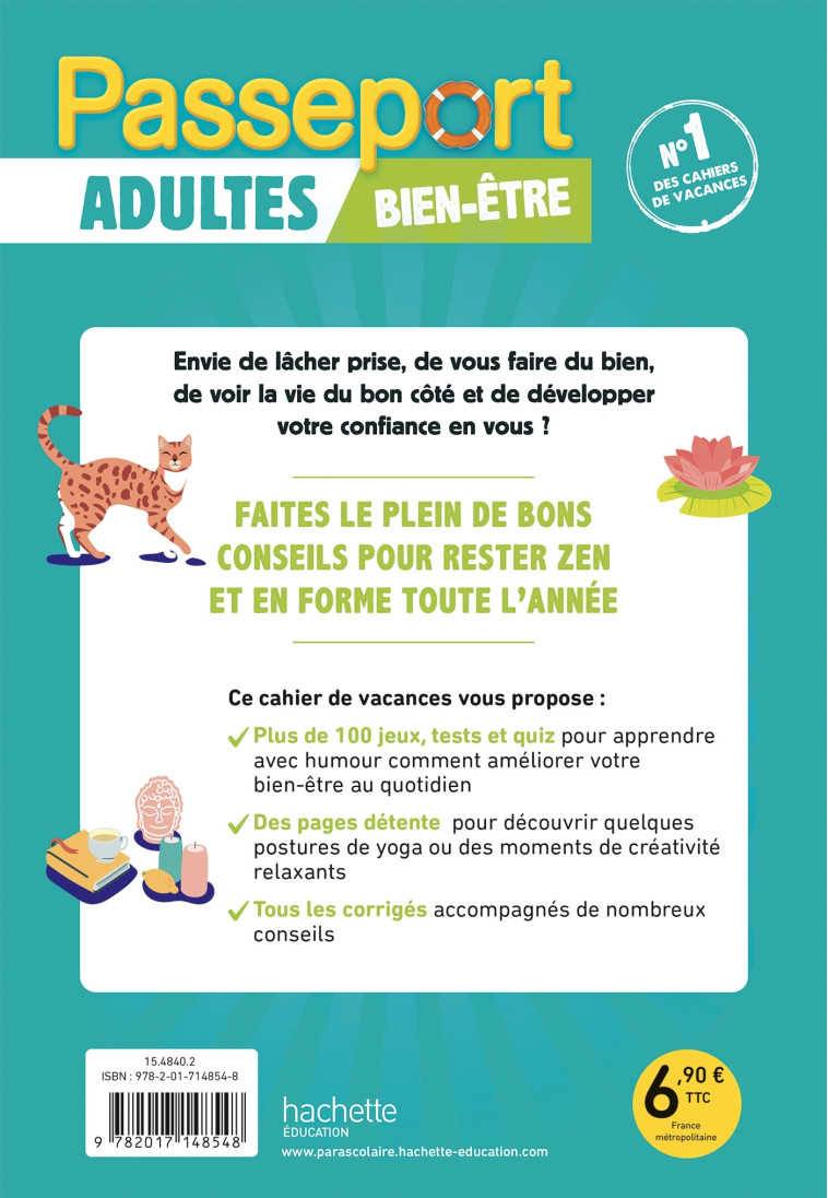 PASSEPORT ADULTES BIEN-ETRE - BROUARD STEPHANIE - HACHETTE EDUC