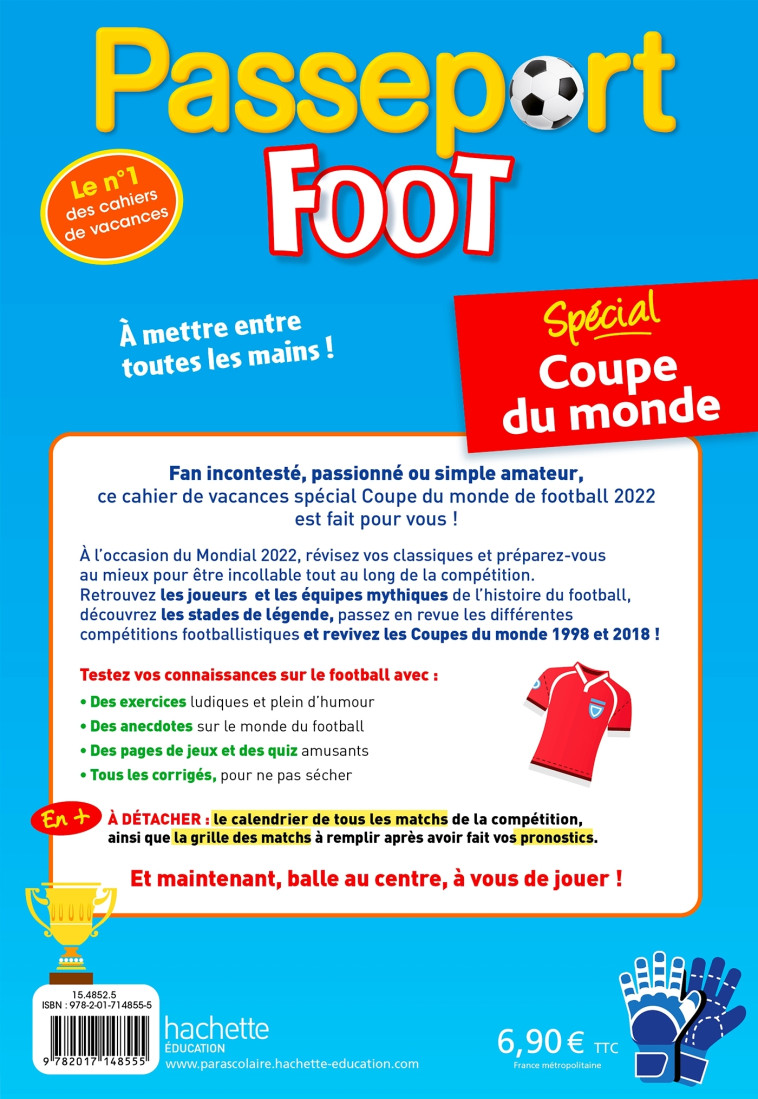 PASSEPORT FOOT SPECIAL COUPE DU MONDE - BONAMY ETIENNE - HACHETTE EDUC