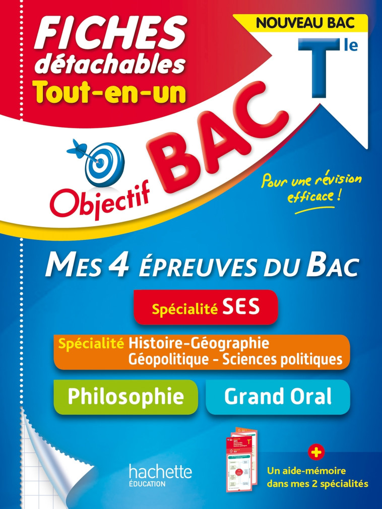 MES 4 EPREUVES DU BAC FICHES TLE 2021 SES/HGGSP/PHILO/ORAL - LISLE/GARANDEAU - HACHETTE EDUC