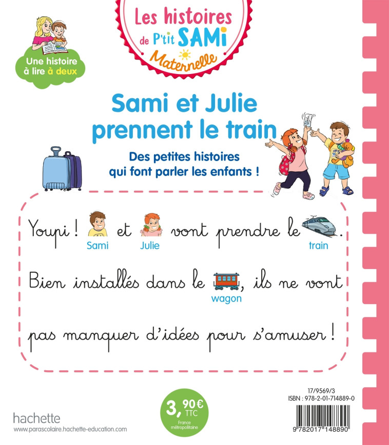 SAMI ET JULIE PRENNENT LE TRAIN - 3-5 AN - PORTELLA/BOYER - HACHETTE EDUC