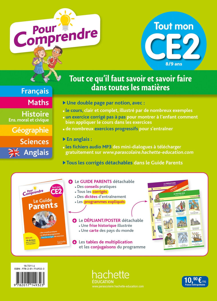 POUR COMPRENDRE TOUT MON CE2 2021 - ALLISY/BODEAU/DACHET - HACHETTE EDUC