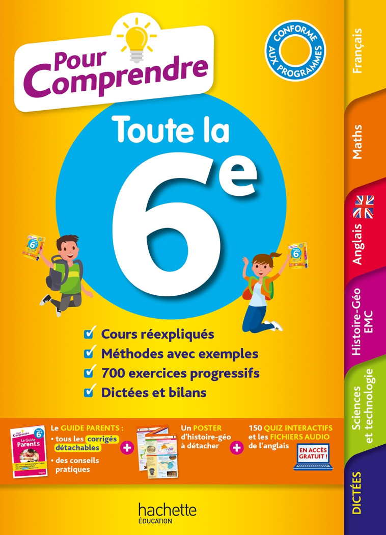 POUR COMPRENDRE TOUTE LA 6E 2021 - BLANC/MICHOUX/LISLE - HACHETTE EDUC