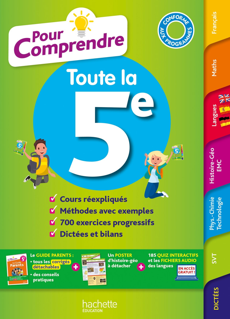 POUR COMPRENDRE TOUTE LA 5E 2021 - LISLE/REYNAUD - HACHETTE EDUC