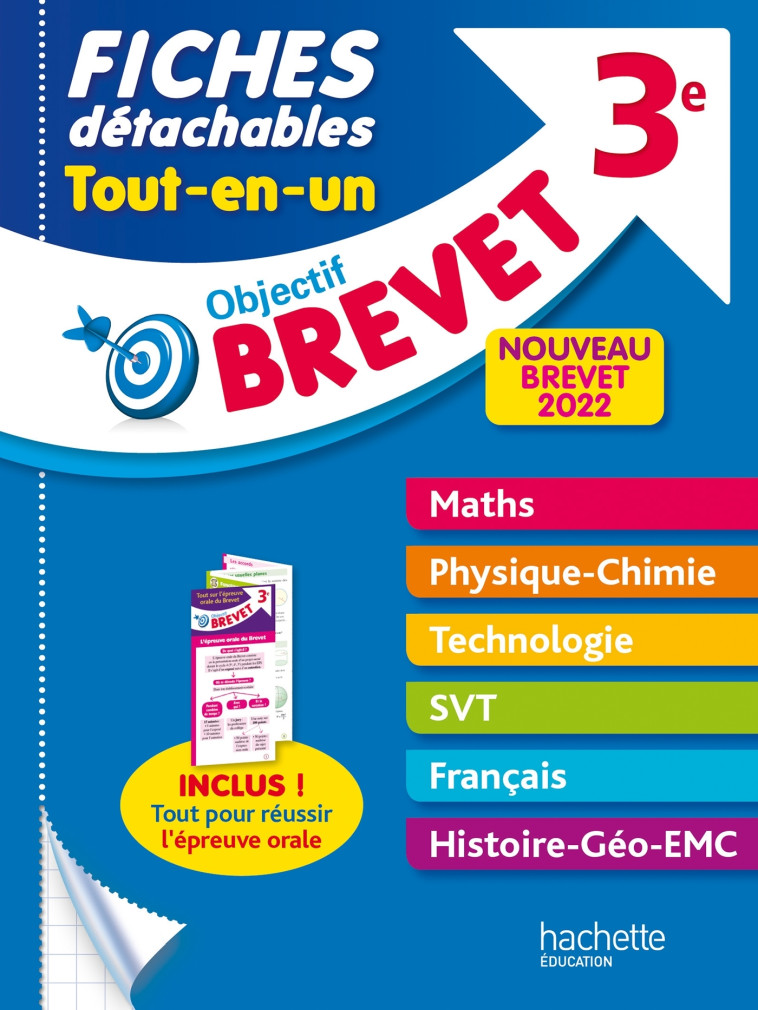 BREVET TEU FICHES DETACHABLES 2022 - CLAMART/DESSAINT - HACHETTE EDUC