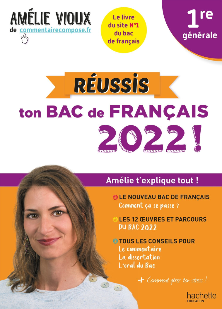 REUSSIS TON BAC DE FRANCAIS 2022 AVEC AMELIE VIOUX - VIOUX AMELIE - HACHETTE EDUC