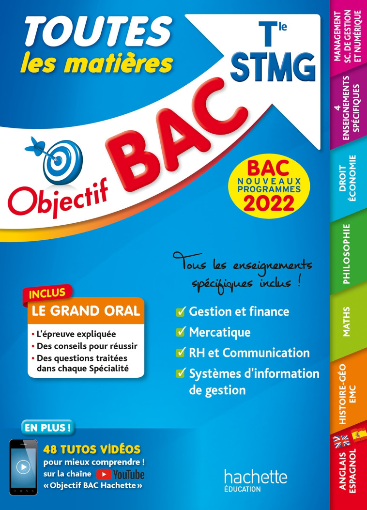 TOUTES LES MATIERES TLE STMG BAC 2020 - BLOCH/PROST/GARNIER - HACHETTE EDUC