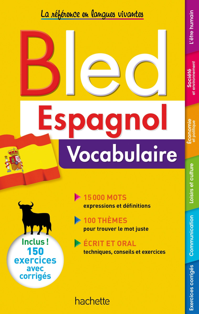 BLED ESPAGNOL VOCABULAIRE ED 2021 - CLEREN MONTAUFRAY - HACHETTE EDUC