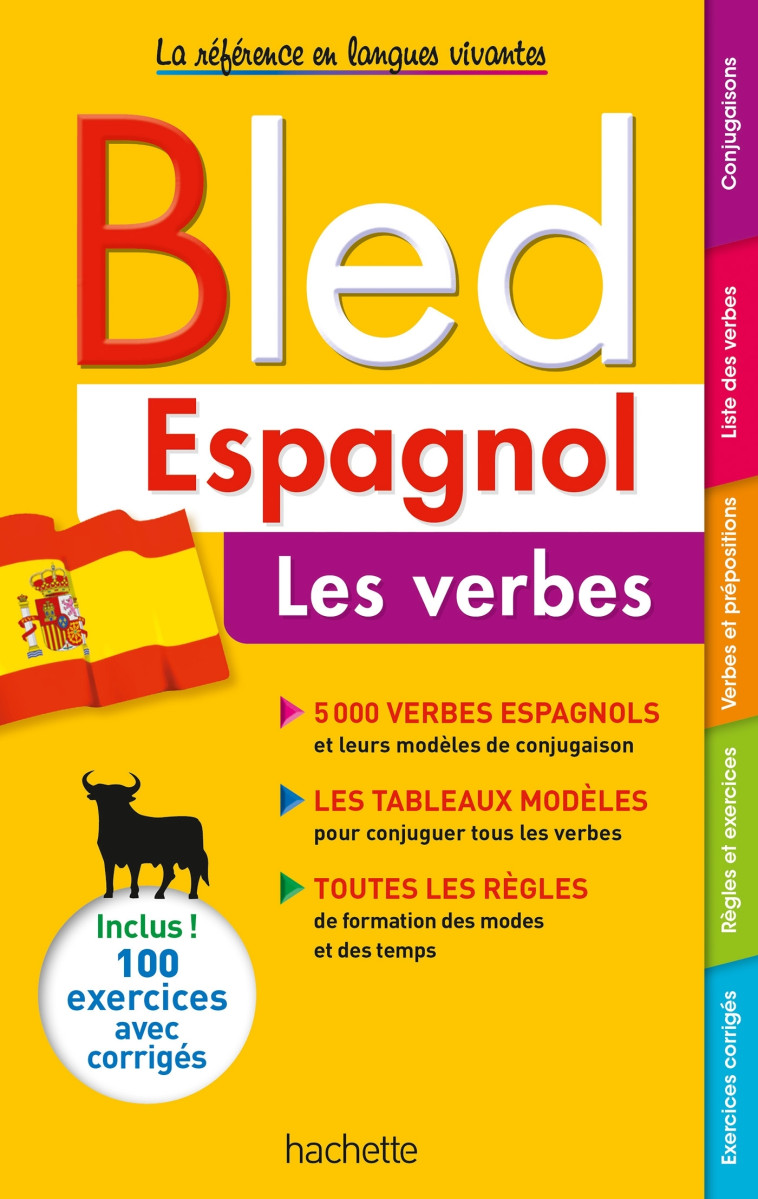 BLED ESPAGNOL LES VERBES ED 2021 - GONZALEZ HERMOSO - HACHETTE EDUC