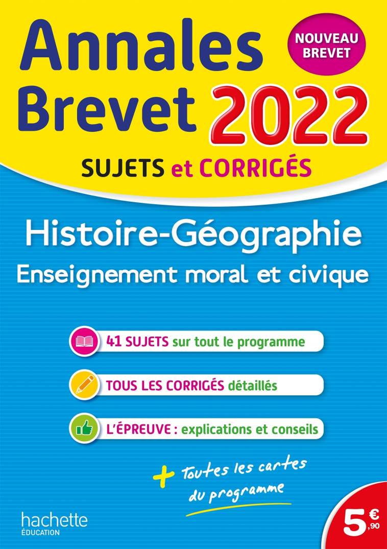 HISTOIRE GEO EMC 3E 2022 - SAISSE CHRISTOPHE - HACHETTE EDUC