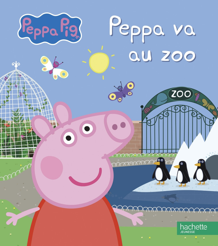 PEPPA PIG - PEPPA VA AU ZOO PANNEAU EVEIL ETAGERE J - XXX - HACHETTE JEUN.