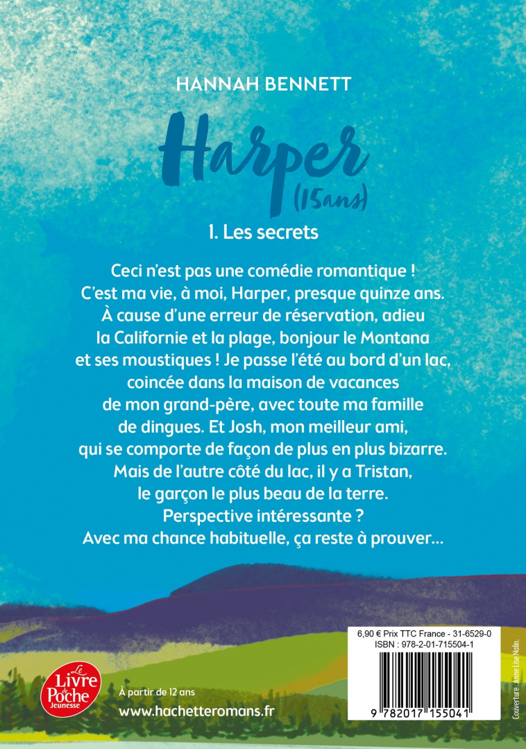 HARPER (15 ANS) T01 - BENNETT HANNAH - POCHE JEUNESSE