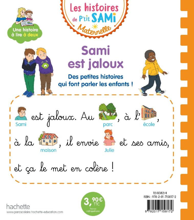 SAMI EST JALOUX - CLERY/BOYER - HACHETTE EDUC