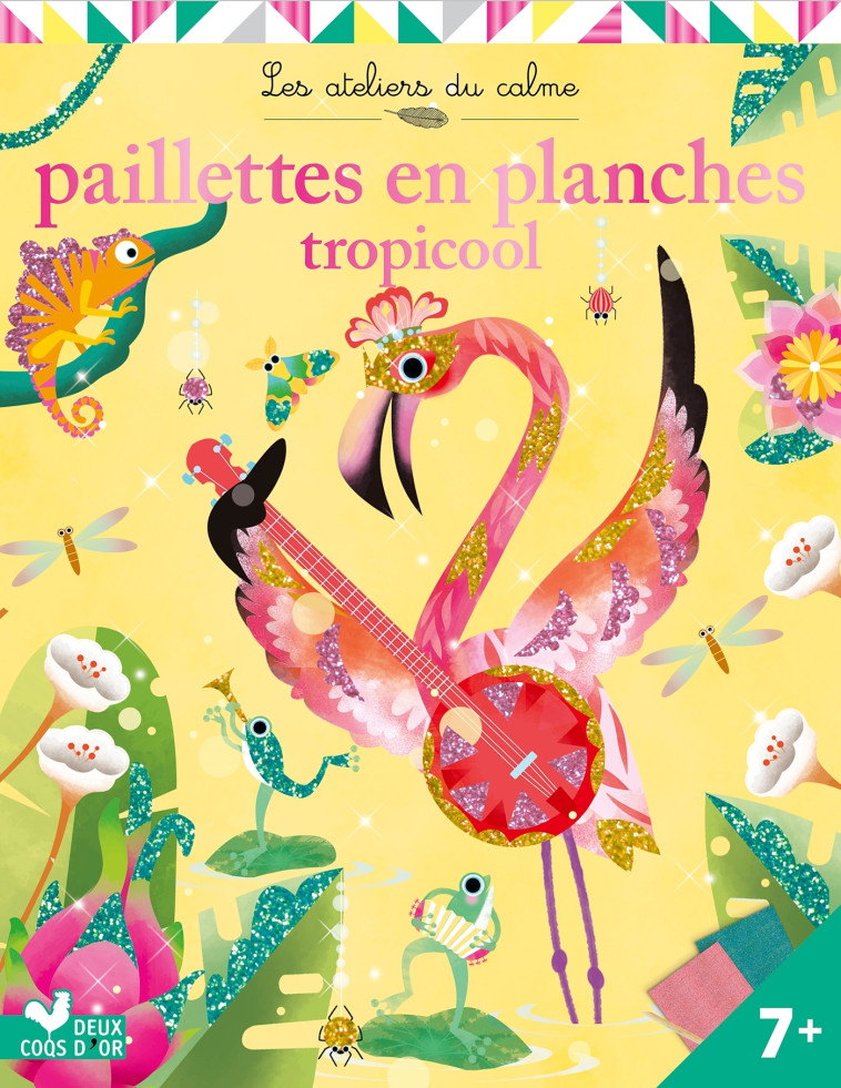 PAILLETTES EN PLANCHE - TROPICOOL - BOISSON MARIE-ROSE - DEUX COQS D OR