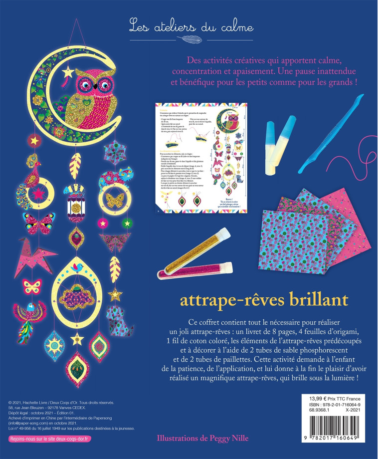 ATTRAPE-REVES BRILLANT COFFRET AVEC ACCESSOIRES - NILLE PEGGY - DEUX COQS D OR