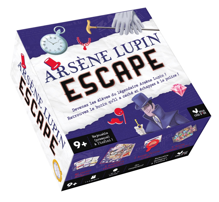 ARSENE LUPIN ESCAPE - HERVIEUX/GUERLAIS - DEUX COQS D OR