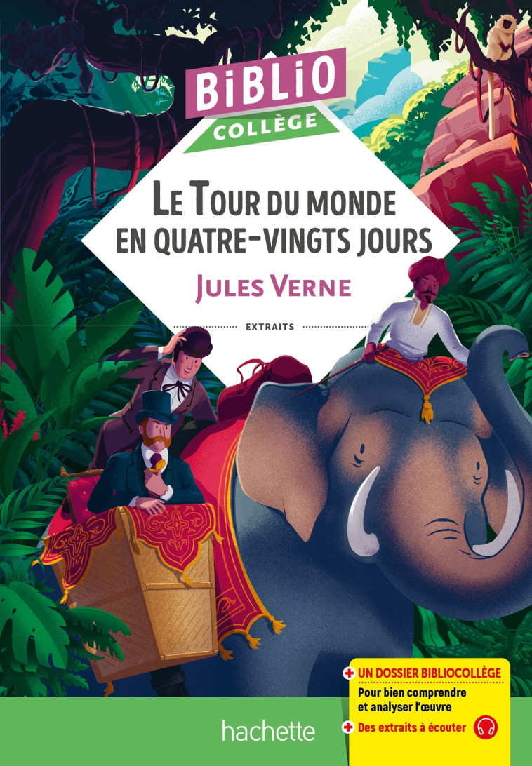 LE TOUR DU MONDE EN 80 JOURS ED 2022 - VERNE/LISLE - HACHETTE EDUC