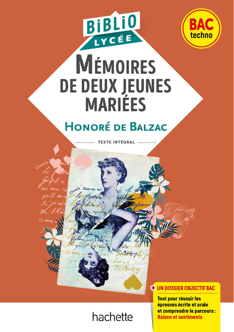 MEMOIRES DE DEUX JEUNES MARIEES  ED 2022 SPECIAL BAC - DE BALZAC HONORE - HACHETTE EDUC