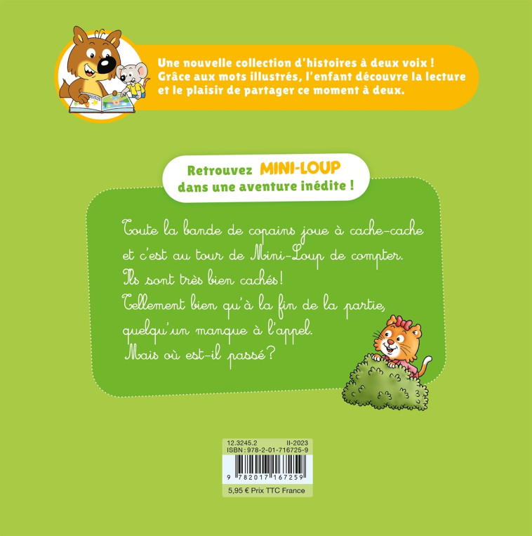 MINI-LOUP JOUE A CACHE CACHE - MATTER PHILIPPE - HACHETTE ENFANT