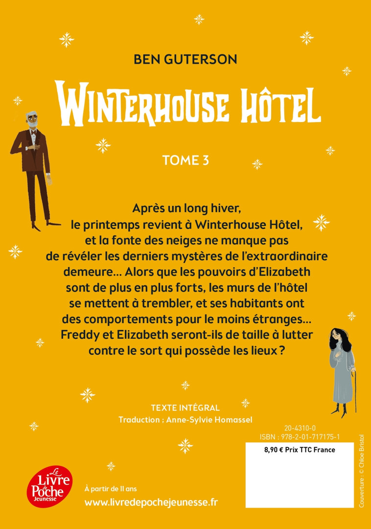 LES MYSTERES DE WINTERHOUSE HOTEL T03 - GUTERSON BEN - POCHE JEUNESSE