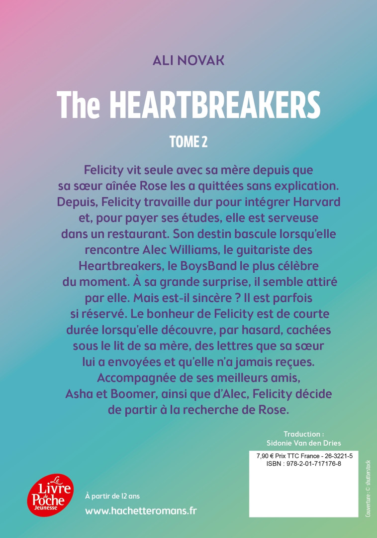 THE HEARTBREAKERS T02 FELICITY ET ALEX - ALI NOVAK - POCHE JEUNESSE