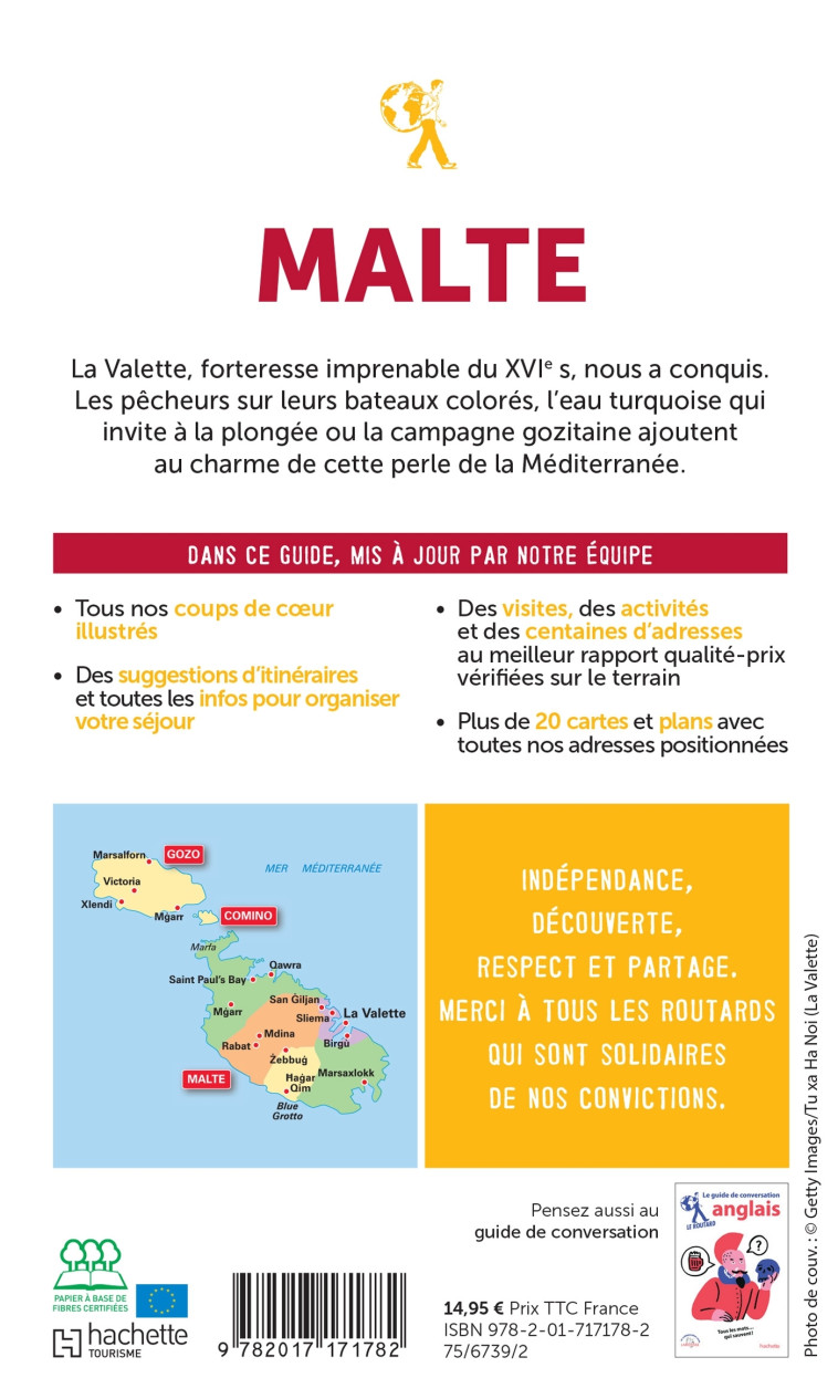 GUIDE DU ROUTARD MALTE 2022/23 - XXX - HACHETTE TOURI