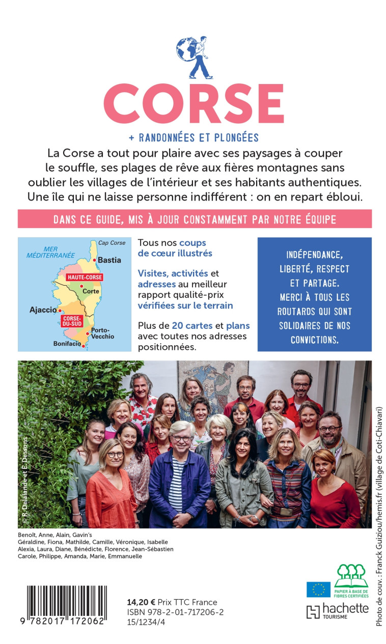 GUIDE DU ROUTARD CORSE 2022/23 - XXX - HACHETTE TOURI