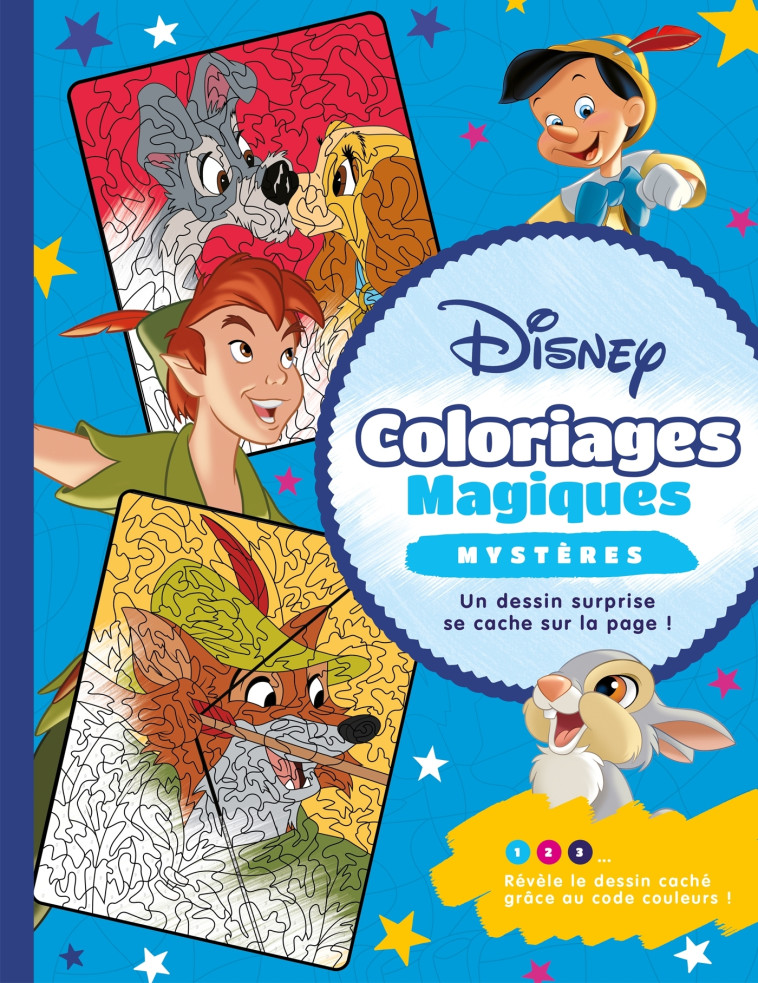 DISNEY COLORIAGES MAGIQUES MYSTERES CLASSIQUES - XXX - DISNEY HACHETTE