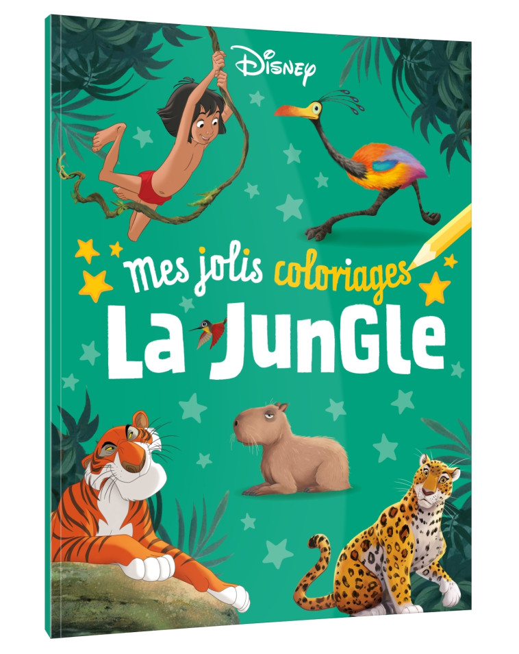 MES JOLIS COLORIAGES LA JUNGLE DISNEY - XXX - DISNEY HACHETTE