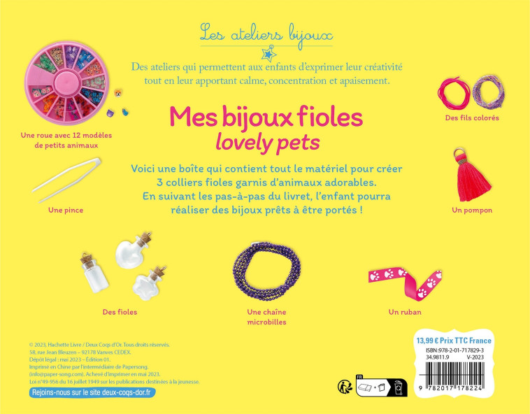 MES BIJOUX FIOLES LOVELY PETS - XXX - DEUX COQS D OR