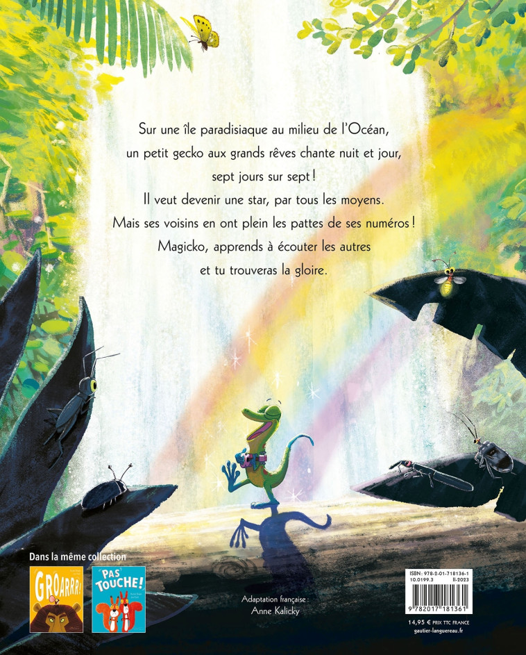 MAGICKO, STAR DES GECKOS - FIELD/BRIGHT - GAUTIER LANGU.