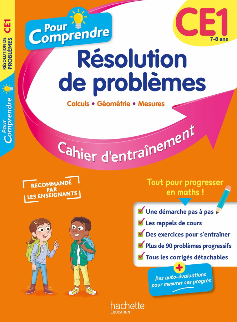 POUR COMPRENDRE RESOLUTION DE PROBLEMES CE1 - BERLION/VERCHERE - HACHETTE EDUC