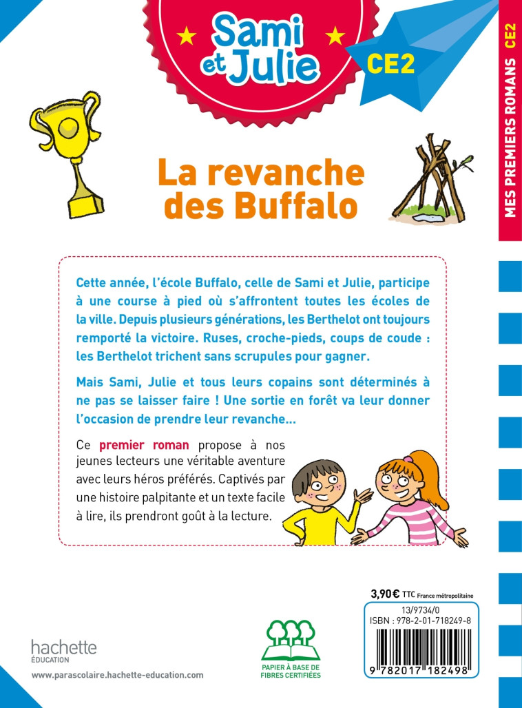 LA REVANCHE DES BUFFALO CE2 - LESBRE/BONTE - HACHETTE EDUC